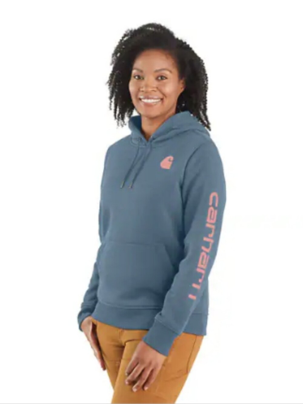 Carhartt Thundercloud Heather Relaxed  Fit Hoodie Women's Size Small